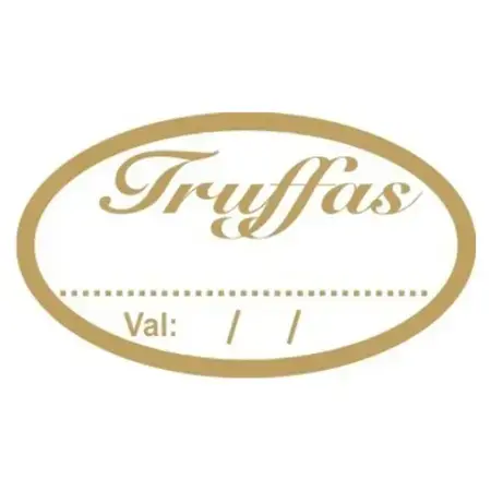 ETIQUETA P/ BOMBOM REAL FRANCO TRUFAS VAL 404 OURO