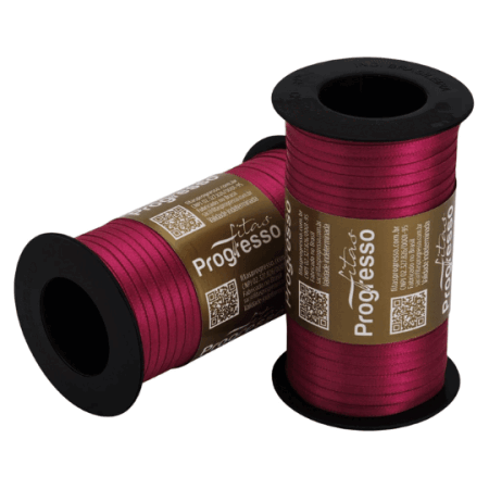 FITA PROGRESSO CETIM DUPLO 04 MM X 100 MT COR 303 PINK