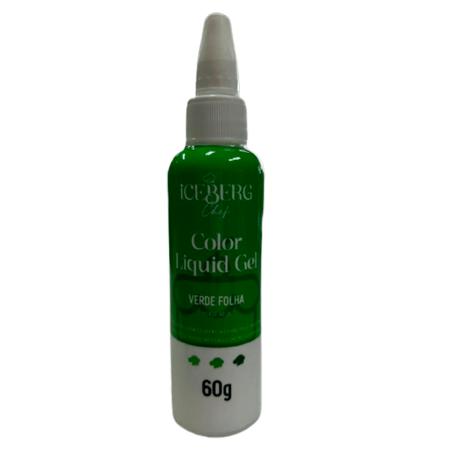 CORANTE LIQUID GEL ICEBERG 60 GR VERDE FOLHA