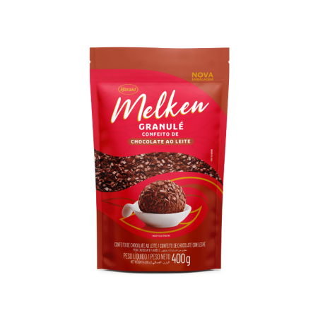CHOCOLATE MELKEN GRANULE AO LEITE 400 GR HARALD