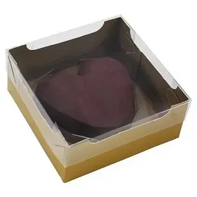 CAIXA P/ CORACAO DE COLHER IDEIA ENCANTO 500 GR LAPIDADO OURO
