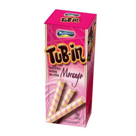 BIJU RECHEADO MONTEVERGINE MORANGO 48 GR UNITARIO